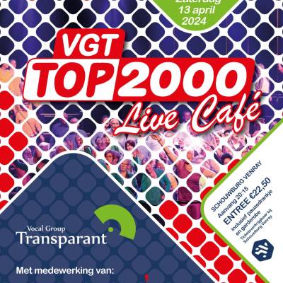 Jubileumshow VGT Top2000 Live Café